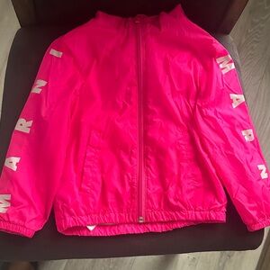 Authentic Highlight Pink Marni Kids Vibrant Hooded Pink Raincoat